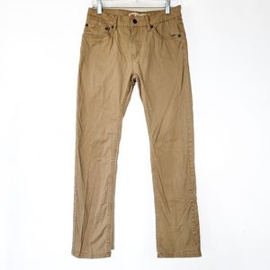 Levi's 511 Khaki Pants Slim fit hip to ankle 29x29 18reg trousers tan